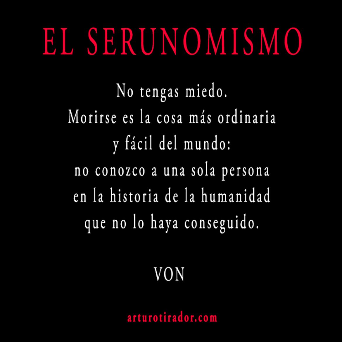 VON-SERUNOMISMO-350